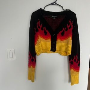 Dolls Kill | Horoscopez Aries cropped Cardigan